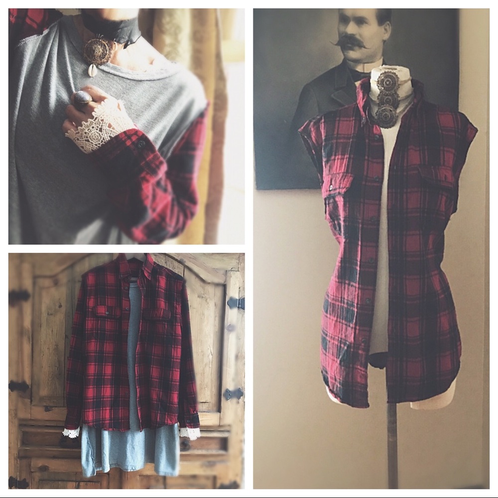 OOAK Artisan Reworked Plaid Dress | Hippy Meets Country | XL HP🌵